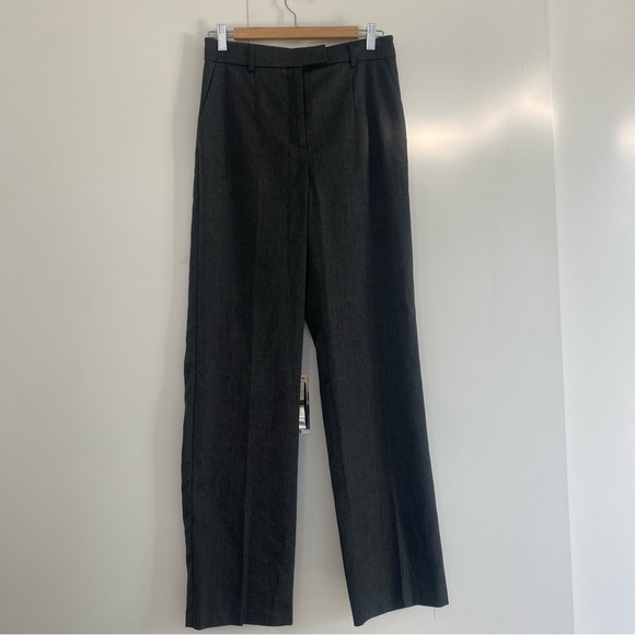 Dynamite Dark Grey‎ Crawford Straight Pants Size 4 - Picture 4 of 12